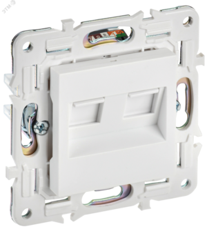 SKANDY Розетка компьютерная двойная RJ45 кат.6 SK-K04W арктический белый IEK