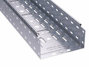 Лоток перфорированный 200х100×3000мм горячеоцинкованный