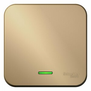 Выключатель BLANCA одноклавишный наружный (схема 1) с подсветкой 10A 250B титан