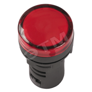 Лампа AD16DS(LED)матрица диам. 16мм красная 110В