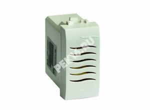 Зуммер 220V черный 1 модуль