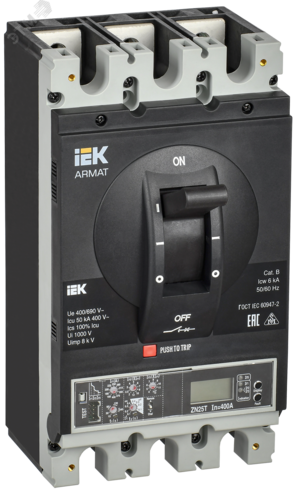 ARMAT Автоматический выключатель в литом корпусе 3P H 50кА 400А эл. пр.