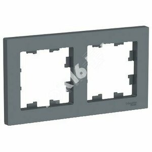 Рамка двухпостовая ATLASDESIGN универсальная грифель