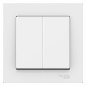 ATLASDESIGN 2-клавишный ВЫКЛЮЧАТЕЛЬ, сх.5, 10АХ, в сборе, ЛОТОС