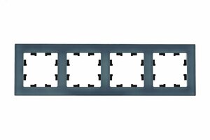 ATLASDESIGN NATURE 4-постовая РАМКА, НАТУРАЛЬНОЕ СТЕКЛО, ГРИФЕЛЬ