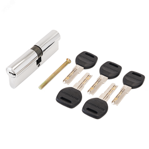 Механизм цилиндровый для врезных замков, АЛЛЮР HD F 70-5К CP хром (7793)