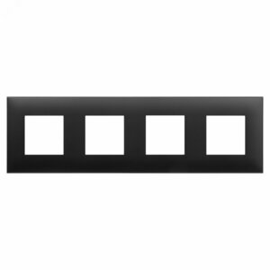 Рамка ARTLEBEDEV, Avanti, Черный матовый, 8 модулей