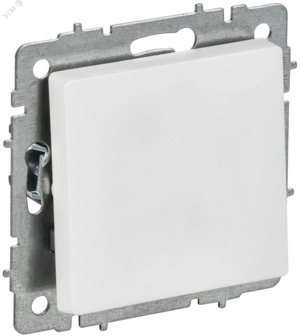 BRITE Выключатель 1-клавишный перекрестный 10А ВС10-1-3-БрАБ арктический белый IEK
