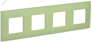 SKANDY Рамка 4-местная SK-F04M мятный IEK
