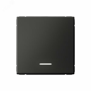 ARTGALLERY 1-клавишный ВЫКЛЮЧАТЕЛЬ с подсветкой, 10АХ, механизм, быстрозажимные клеммы, БАЗАЛЬТ