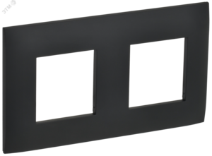 SKANDY Рамка 2-местная SK-F02G графит IEK