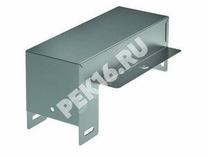 Ответвитель-крышка Т-образный вертикальный вниз DDS 300/100 в комплекте с крепежными элементами и соединительными пластинами (37383KHDZ)