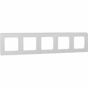 Рамка 5-местная белый INSPIRIA