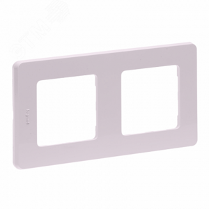 Рамка 2-местная розовый INSPIRIA