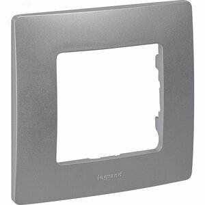 Рамка 1-местная алюминий ETIKA