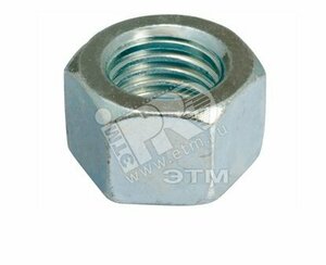 Гайка DIN934 М6 класс прочности 6.0 покрытие цинк 200 шт