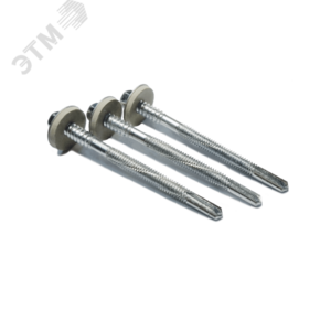 Саморез для сэндвич-панелей 5,5/6,3х155           шестигранная головка, шайба сEPDM, сверло 12мм    (250шт)