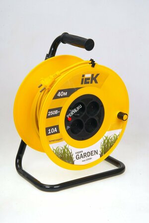 Удлинитель силовой 4 розетки шнур 20м ПВС 2×0.75 УК20 с термозащитой