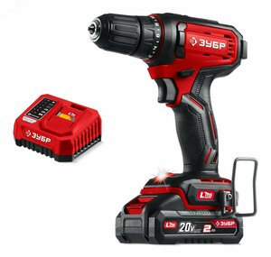 Дрель-шуруповерт 20 В, 40 Н·м, 1 АКБ LMS 2 А·ч