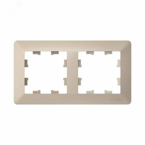ATLASDESIGN AIR 2-постовая РАМКА, ПЕСОЧНЫЙ/дымчатый белый
