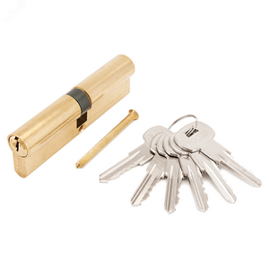 Механизм цилиндровый для врезных замков, АЛЛЮР A.G. 100-6К ВР золото (латунь)