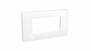 BRAVA Рамка 4 модуля белая