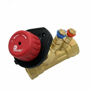 Клапан балансировочный ручной с измерительными ниппелями ДN20  G3/4′ ВР Kvs 5,39