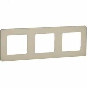 Рамка 3-местная слоновая кость INSPIRIA
