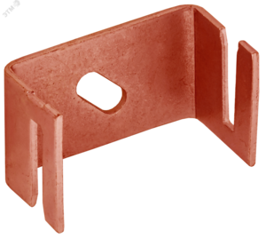 Держатель полосы 50х4мм медь IEK