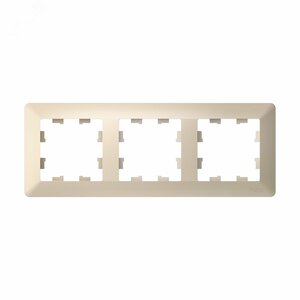 ATLASDESIGN AIR 3-постовая РАМКА, БЕЖЕВЫЙ/дымчатый белый