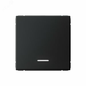 ARTGALLERY 1-клавишный ВЫКЛЮЧАТЕЛЬ с подсветкой, 10АХ, механизм, быстрозажимные клеммы, КАРБОН