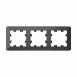 ATLASDESIGN AIR 3-постовая РАМКА, БАЗАЛЬТ/дымчатый черный