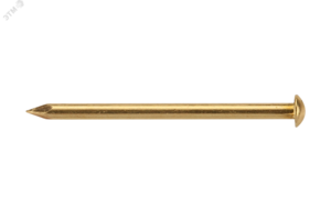 Гвоздь стальной закаленный 2х40 латунированный (25 шт.)