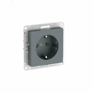 ATLASDESIGN РОЗЕТКА с заземлением, 16А, быстрозажимные клеммы, ГРИФЕЛЬ