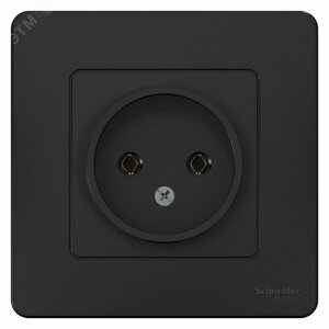 BLANCA скрытой установки розетка без заземления без шторок 16А, 250В, антрацит