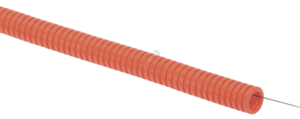 Труба гофрированная ПНД d20 с зондом оранжевая тяжелая (100м)