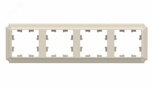 ATLASDESIGN ANTIQUE 4-постовая рамка, универсальная, БЕЖЕВЫЙ