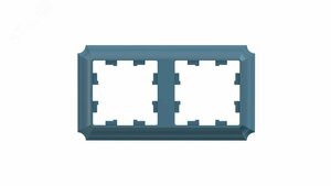 ATLASDESIGN ANTIQUE 2-постовая рамка, универсальная, ИЗУМРУД