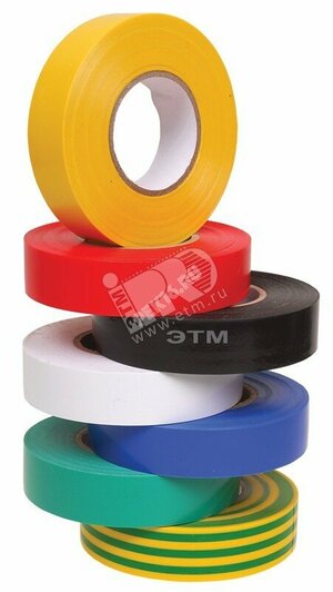 Изолента ПВХ желтая 15мм 20м (UIZ-13-10-K05)