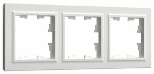 BRITE Рамка 3 поста РУ-3-БрБ белый