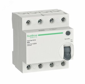 City9 Set Селективный выключатель дифференциального тока (ВДТ/УЗО) 40А 4P 100мА A-S 400В