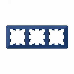 ATLASDESIGN AIR 3-постовая РАМКА, АКВАМАРИН/дымчатый черный