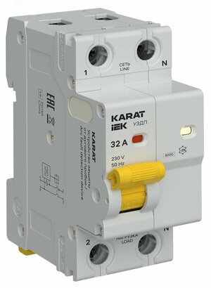 KARAT Устройство защиты от дугового пробоя 1P+N 32A IEK