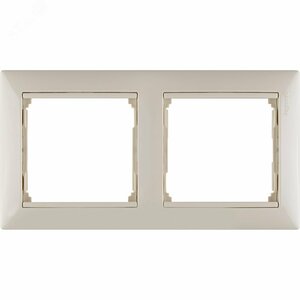 VALENA Рамка 2 поста горизонтальная слоновая кость (774352)