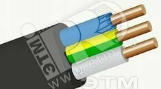 Кабель силовой ВВГ-Пнг(А)-LSLTx 3х4 (N.PE)-0.660 однопроволочный (бухта)