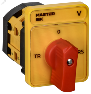 Переключатель кулачковый стандартная рукоятка 10А схема 67