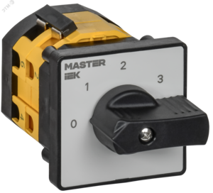 Переключатель кулачковый стандартная рукоятка 10А схема 108