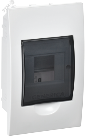 Бокс ЩРВ-П-4 модуля встр. пластик IP41 GENERICA