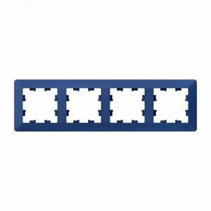 ATLASDESIGN AIR 4-постовая РАМКА, АКВАМАРИН/дымчатый черный