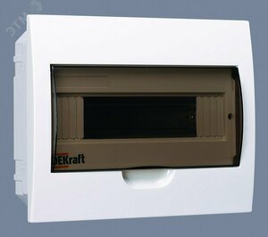 Щит распределительный встраиваемый ЩРВ-П-12 IP41 пластиковый прозрачная дверь